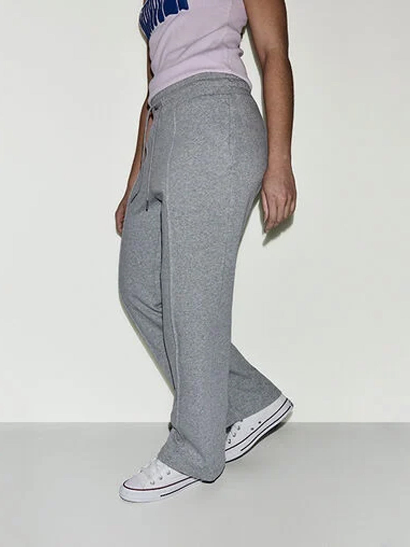 Converse Star Chev Open Hem Pant - Vintage Grey Heather