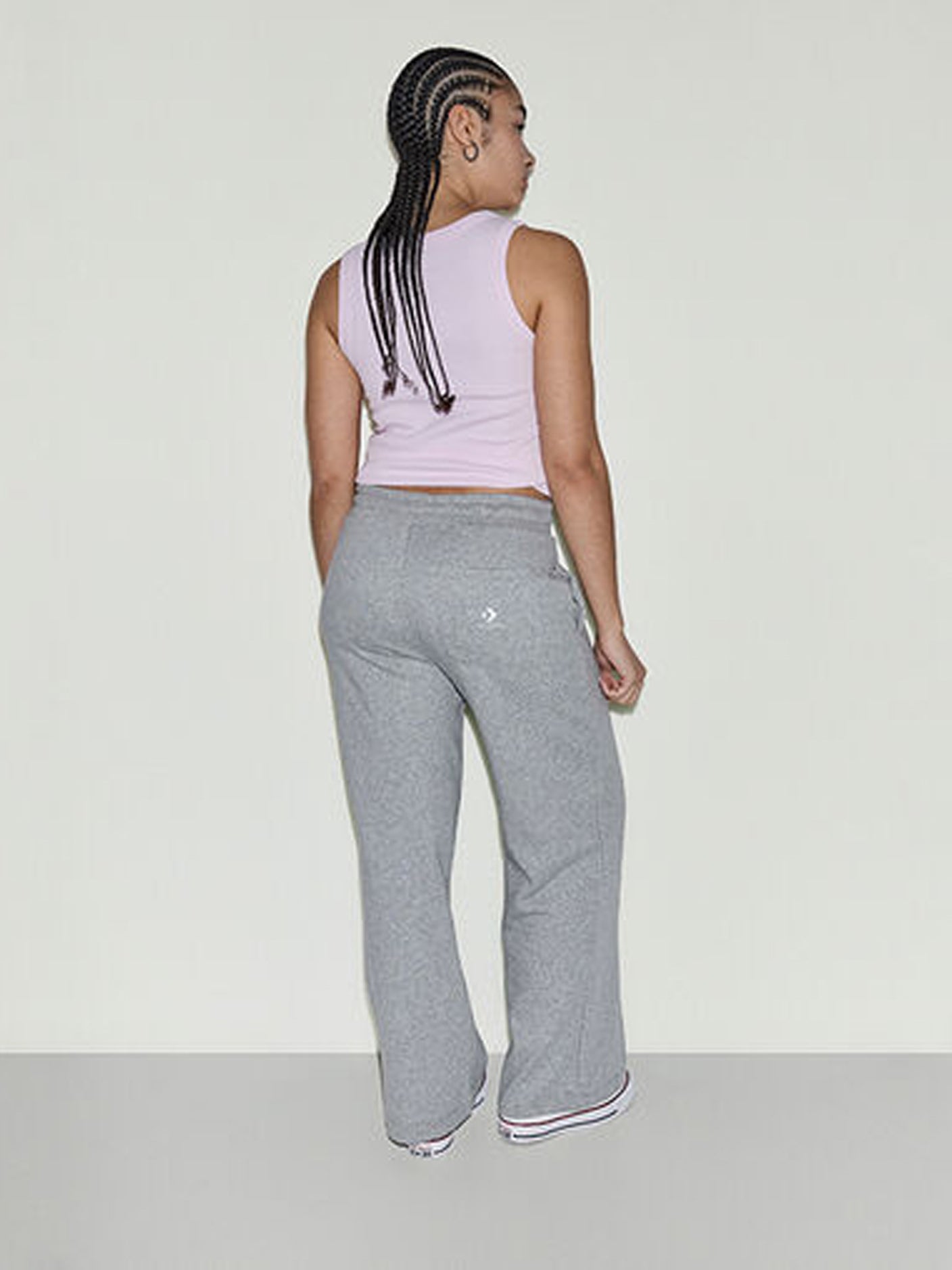 Converse Star Chev Open Hem Pant - Vintage Grey Heather