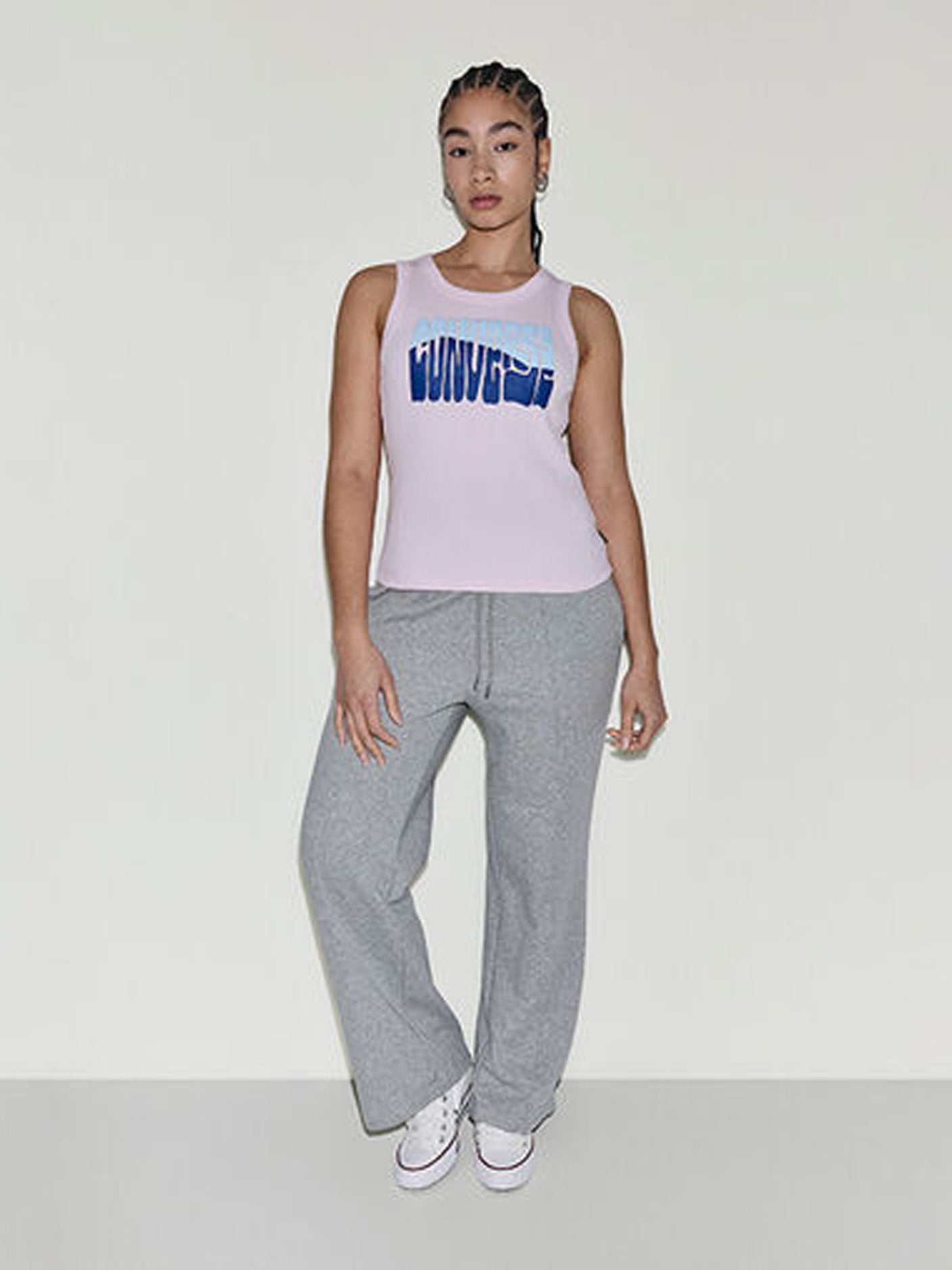 Converse Star Chev Open Hem Pant - Vintage Grey Heather