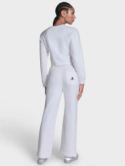 Converse Star Chev Open Hem Pant - White