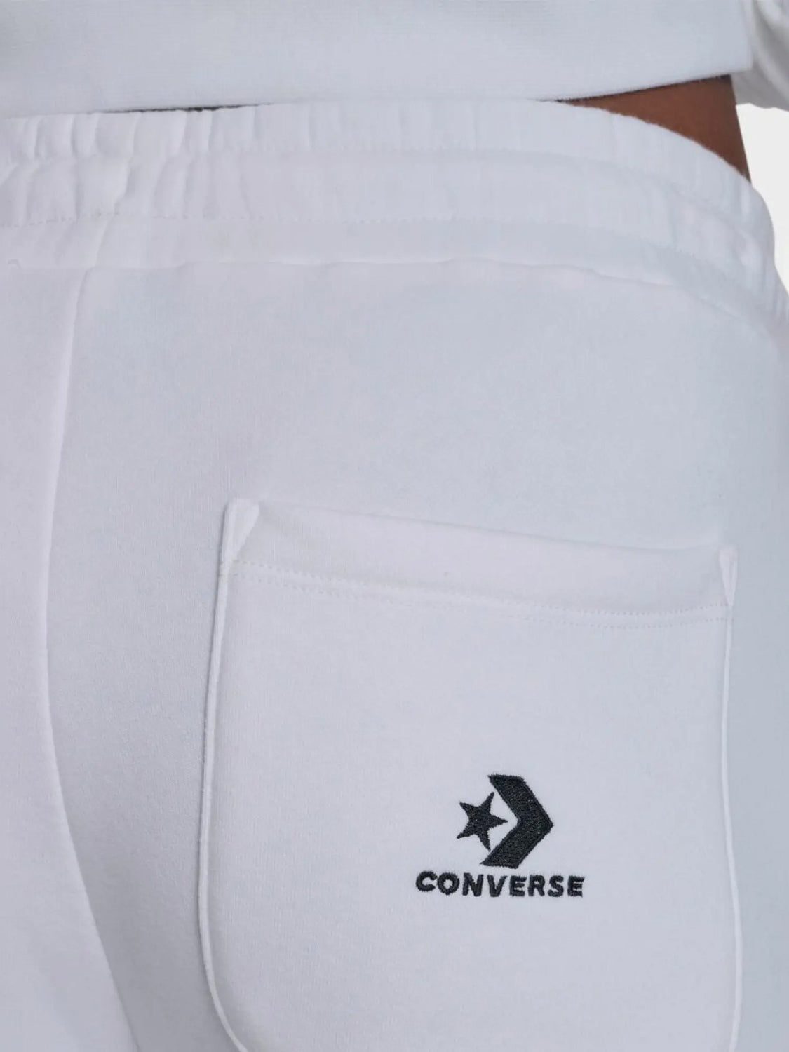 Converse Star Chev Open Hem Pant - White