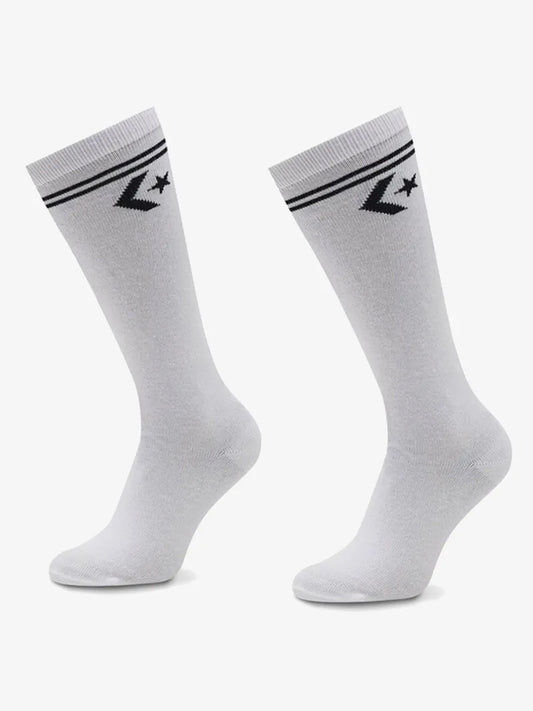 Converse 2PP Star Long Crew Double Stripe - White (35-38)