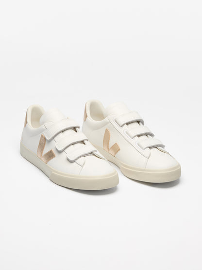 Recife Leather White Platine