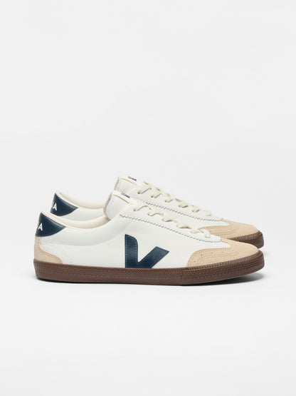 Volley Leather White Nautico Bark