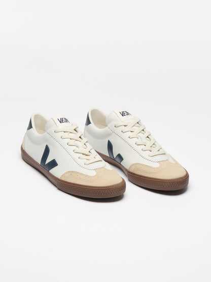 Volley Leather White Nautico Bark