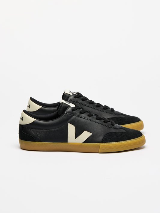 Volley Leather Black Pierre