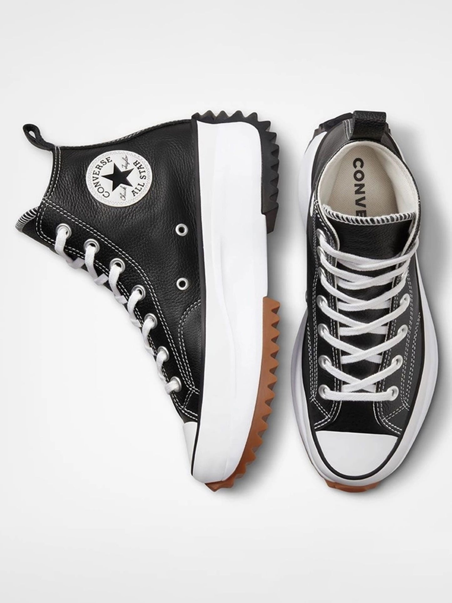 Converse Run Star Hike Foundational Leather Sneakers