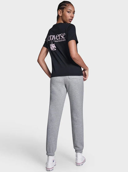Back Printed Tee - Black