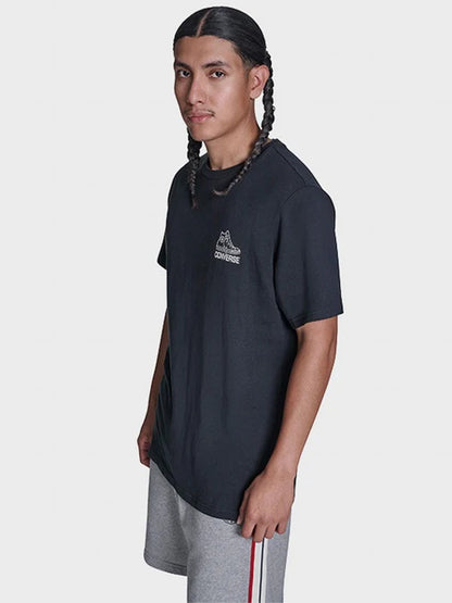 Back Printed Tee - Black