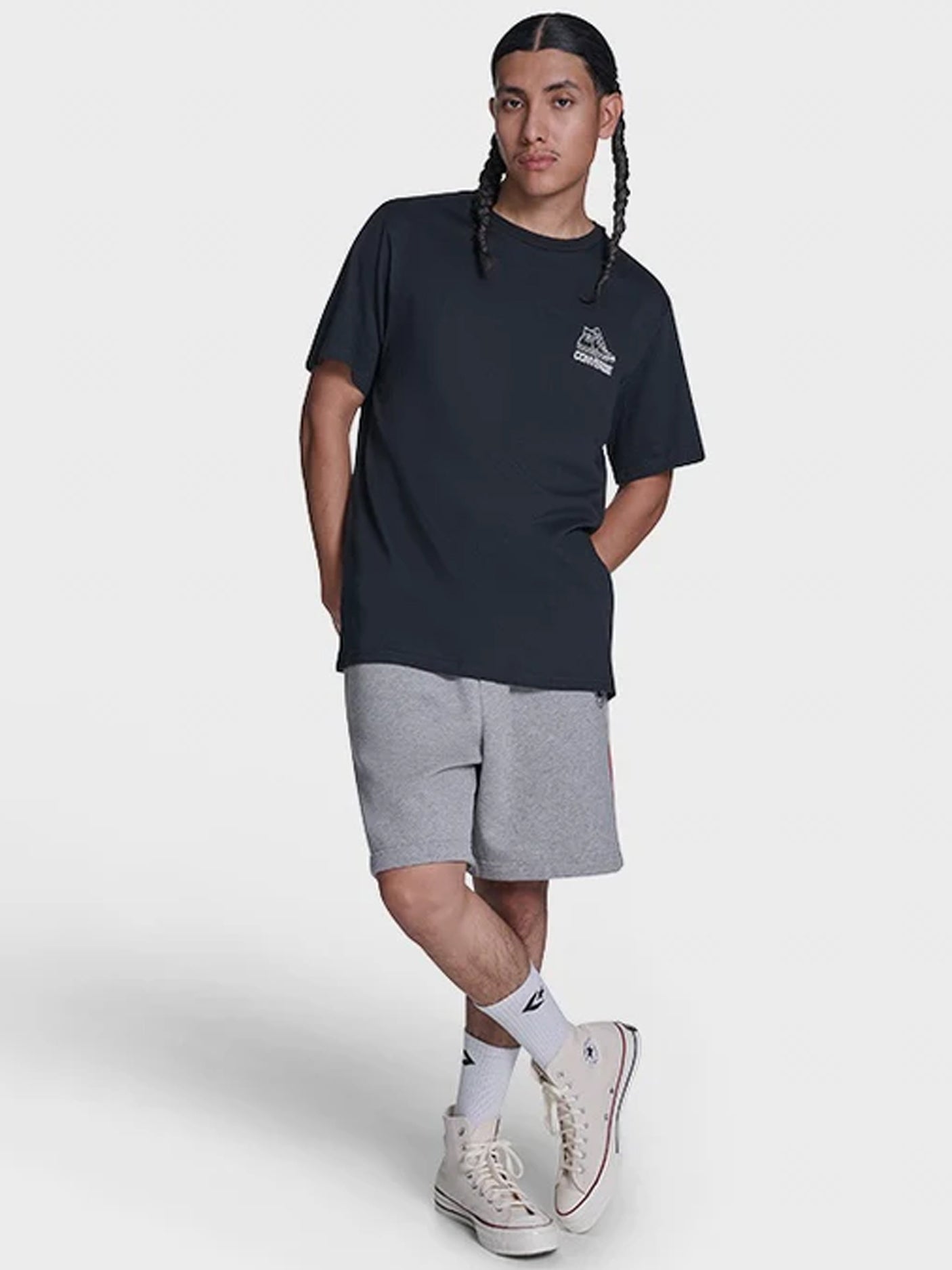 Back Printed Tee - Black