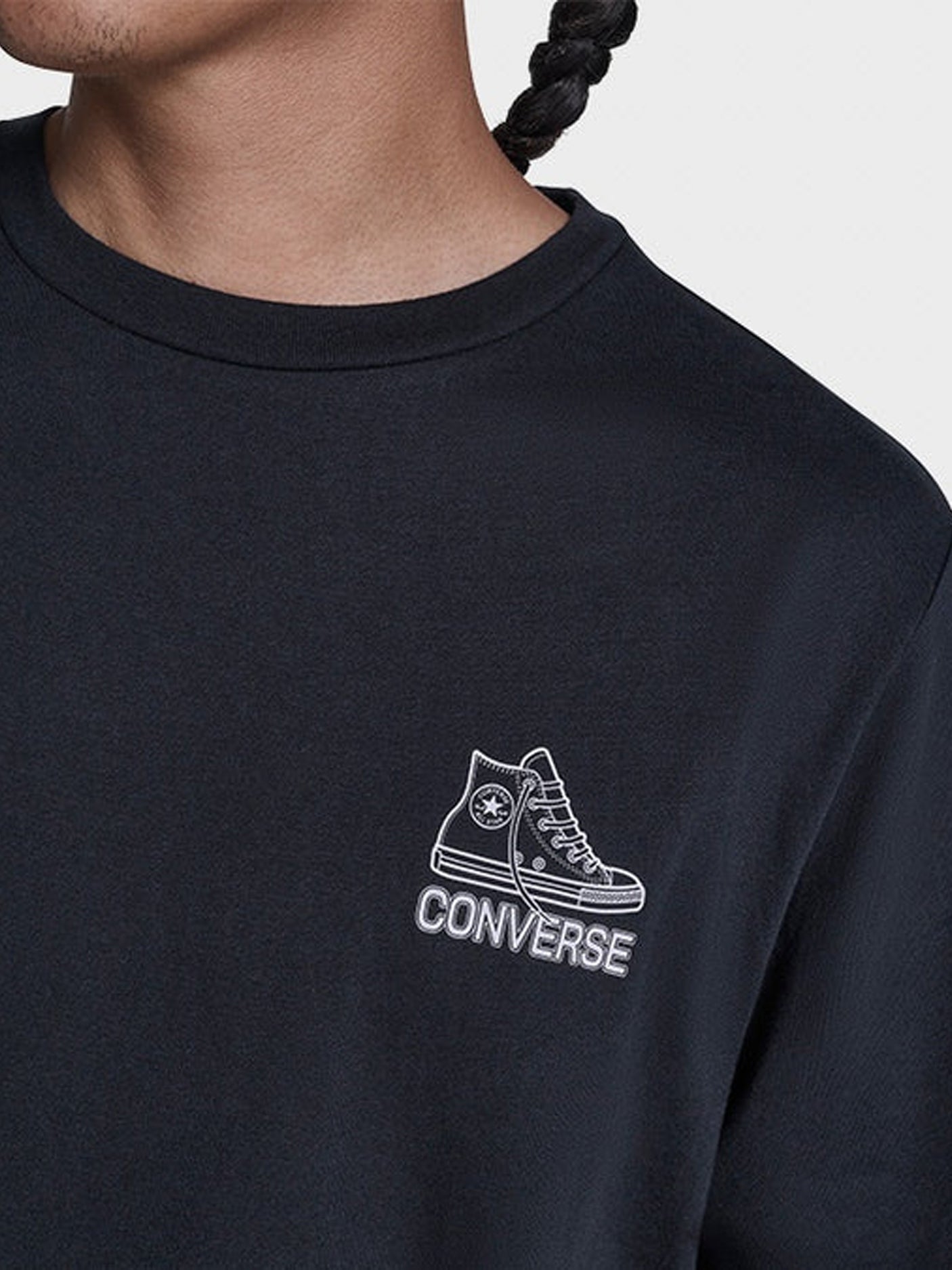 Back Printed Tee - Black