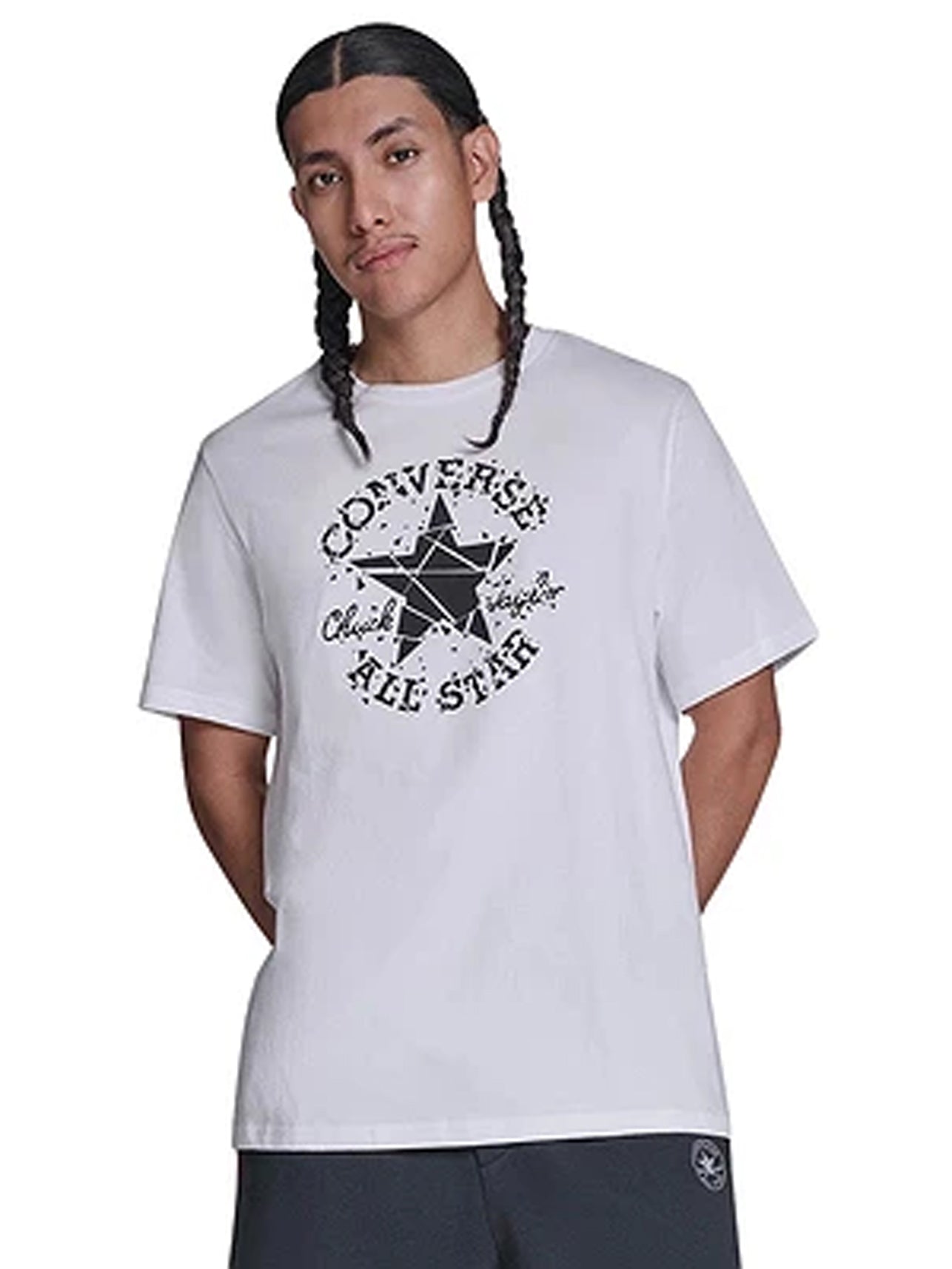 Front Printed Tee - White