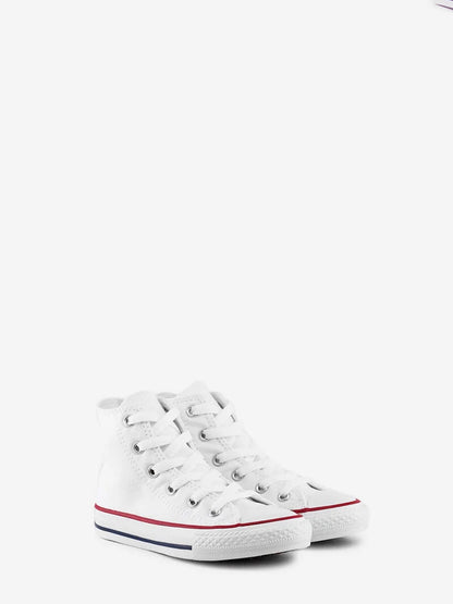 Converse Youth Chuck Taylor Core HI Optical White Sneakers