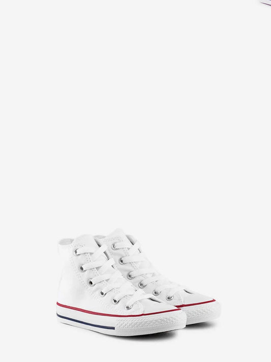 Converse Youth Chuck Taylor Core HI Optical White Sneakers