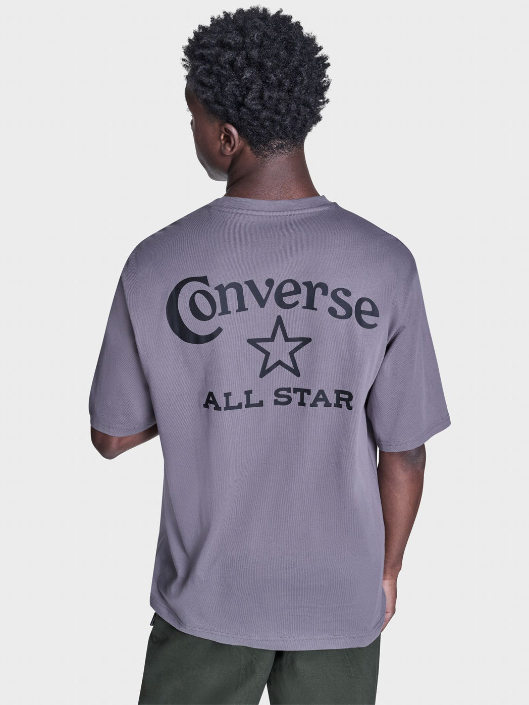 Converse All Star Back Print - Dark Grey