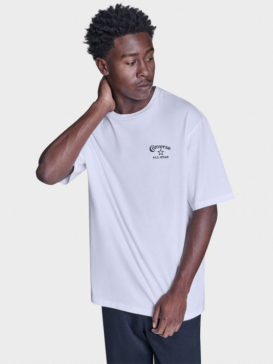 Converse All Star Back Print - White