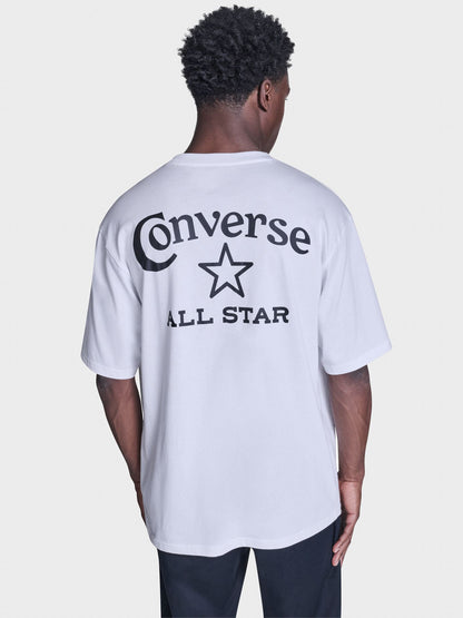 Converse All Star Back Print - White