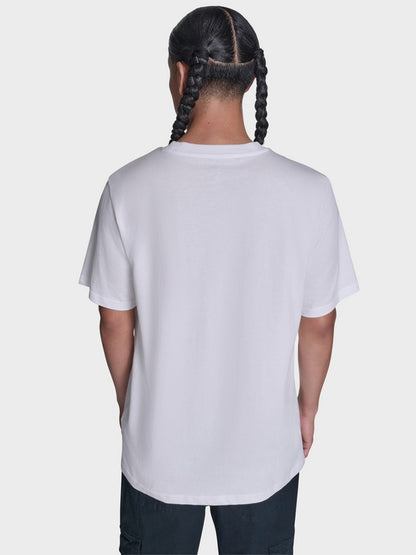 Front Printed Tee - White