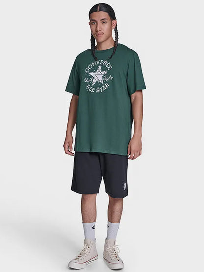 Front Printed Tee - Green