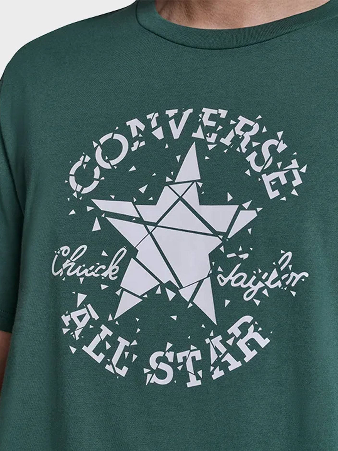 Front Printed Tee - Green