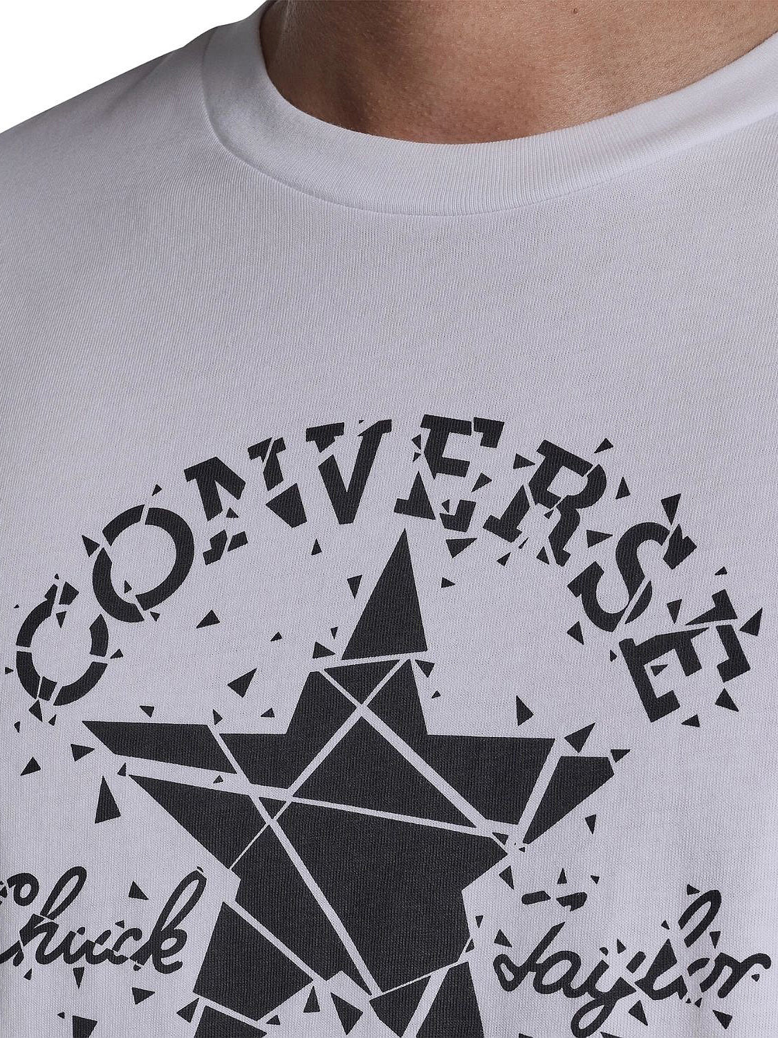 Front Printed Tee - White