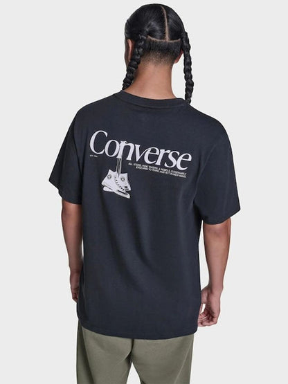 Back Printed Tee - Black