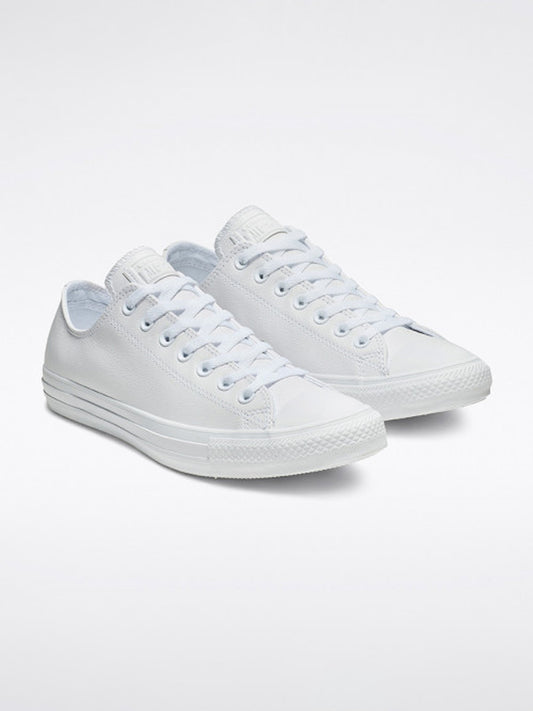 Converse Mono Leather White Sneakers