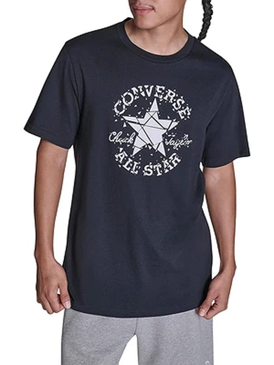 Front Printed Tee - Black